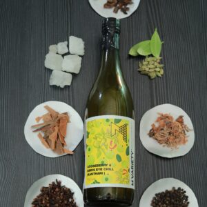Gooseberry and birds eye chilli Fruit beverage (Non-alcoholic wine)